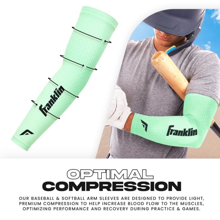 Franklin Premium Compression Arm Sleeves (2-Pack)
