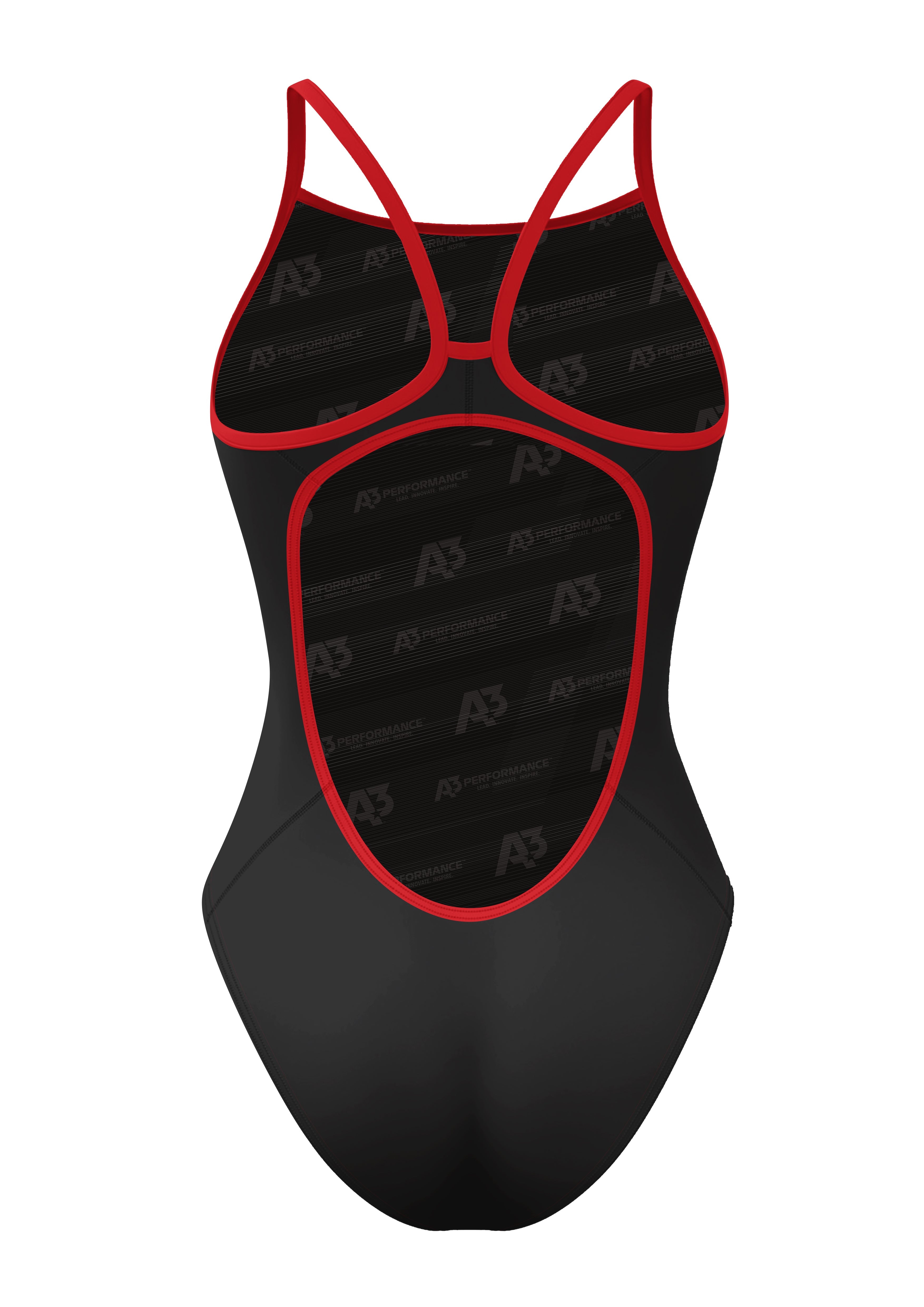 A3 Performance Contrast Female Xback Swimsuit