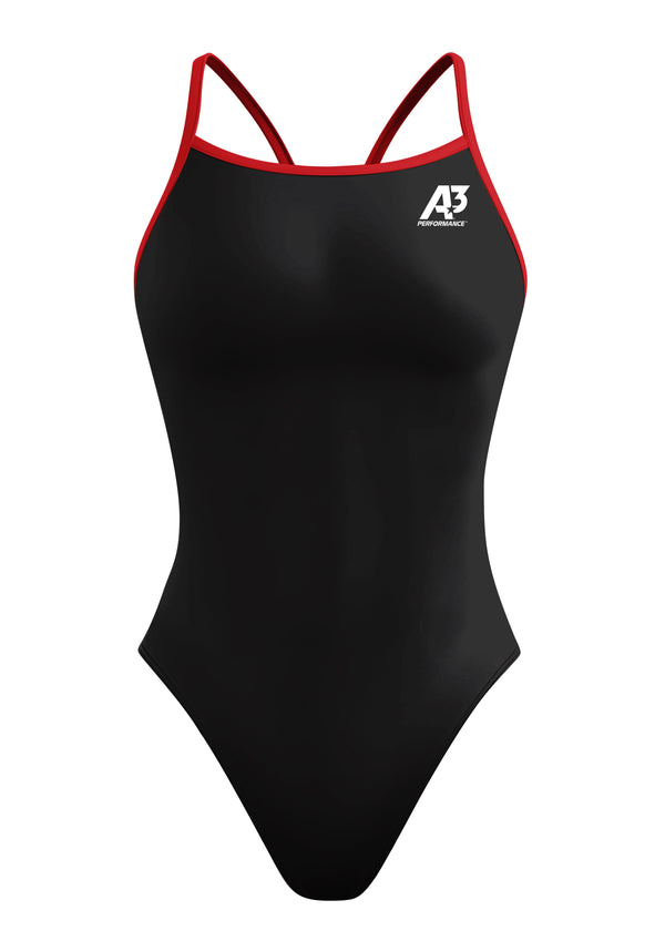 A3 Performance Contrast Female Xback Swimsuit