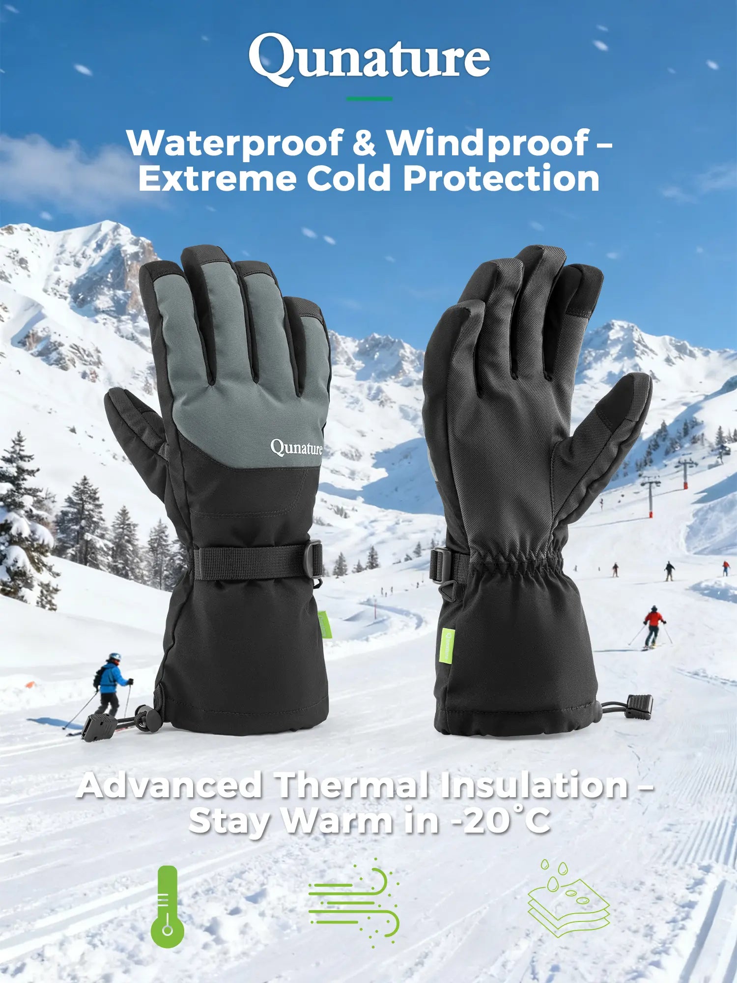 Outdoor Insulated Ski Gloves